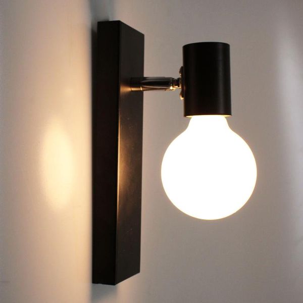 

modern led iron wall lamp indoor lighting fixture sconce corridor aisle hall bedroom kitchen rectangular base decorative lights