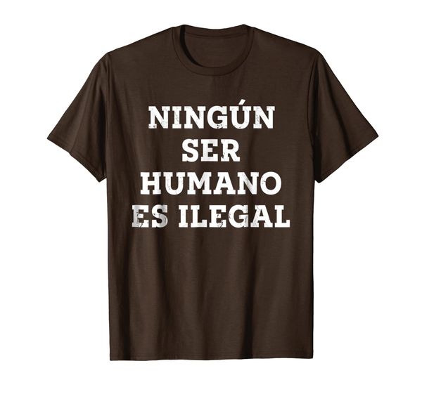 

ningun ser humano es ilegal shirt spanish daca t-shirt, White;black