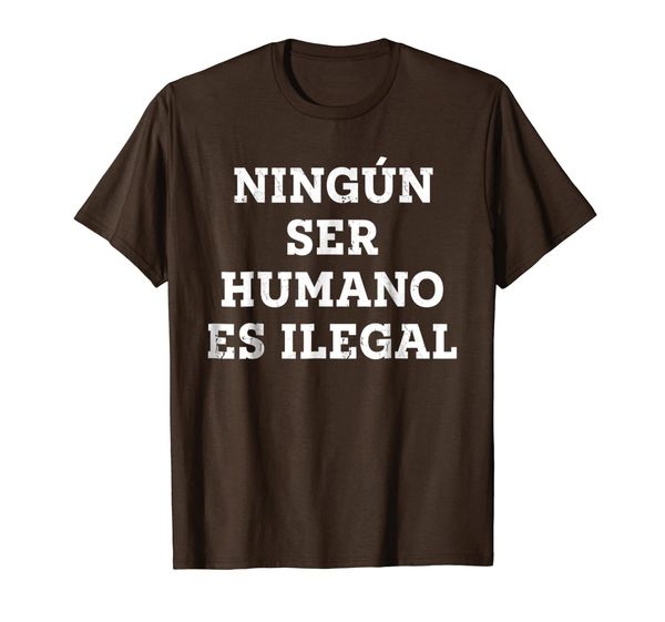 

Ningun Ser Humano Es Ilegal Shirt Spanish DACA T-Shirt, Mainly pictures