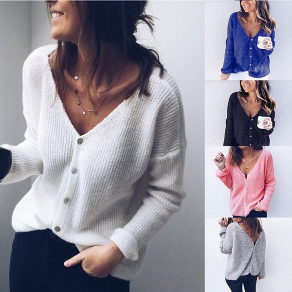 

women's knits & tees ma'am row buckle v knitting jacket sweater uv2w, White