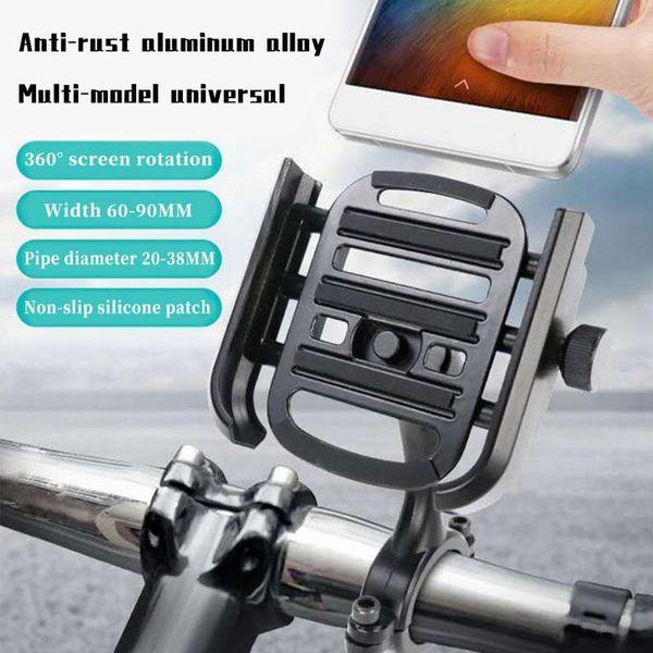 

aluminum alloy bike mobile phone holder mountain road bicycle handlebar mtb stand cycling accessories car & truck racks