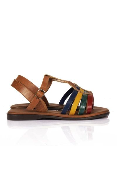 

sandals color bands tan women 's sandals-cd250134, Black