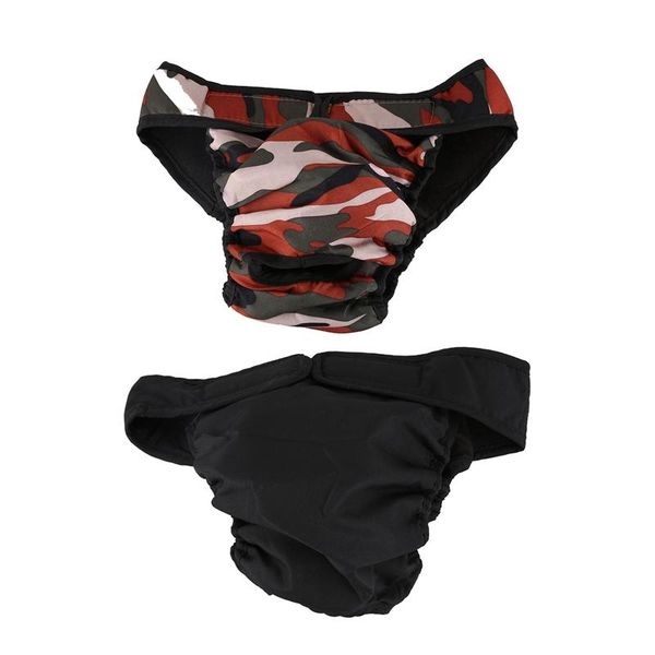 

dog apparel 2x panties pants diaper hygiene pants, size l camouflage & black