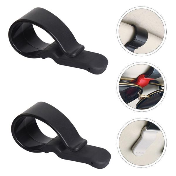 

2pcs universal car sun visor ticket holder practical eyeglasses mount for other interior accessories
