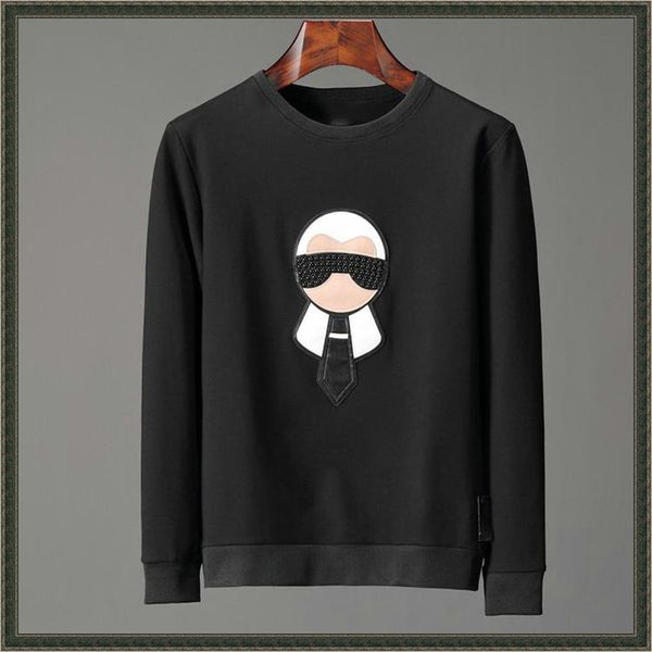

fashion homme hooded sweatshirts mens womens designers hoodies men clothing jumper high street print hoodie pullover winter sweatshirts, Black
