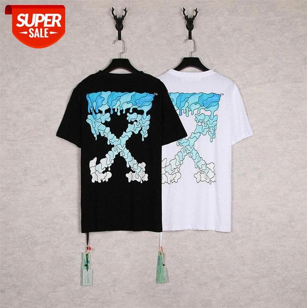 

melting mucus, gradient color arrow, short-sleeved men and women, one piece wholesale #zr6y, White;black