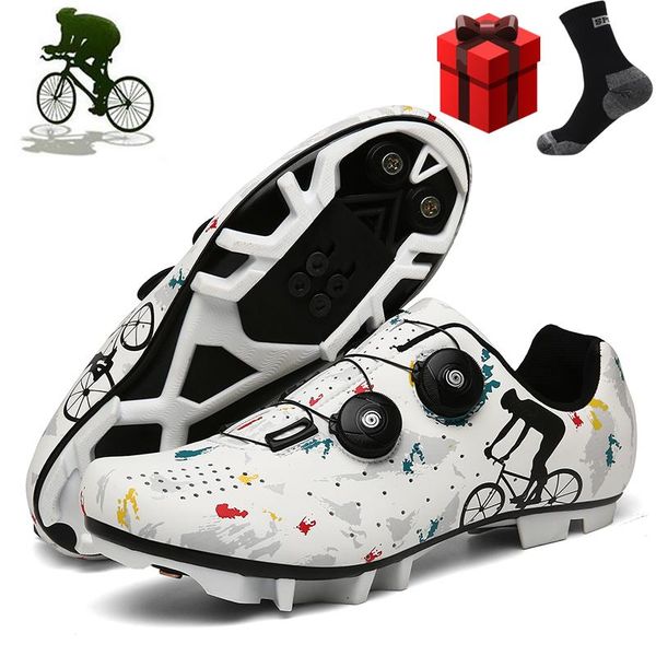 

cycling footwear shoes sapatilha ciclismo mtb men sneakers women mountain bike self-locking breathable racing bicycle bicicleta carretera, Black