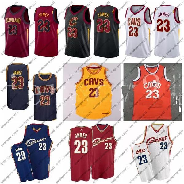 

basketball jersey men james swingmen sew jerseys, Black;red