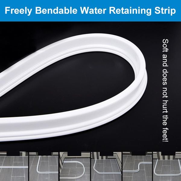 

other bath & toilet supplies 4 size bathroom water ser partition dry and wet separation flood barrier rubber dam silicon don't s
