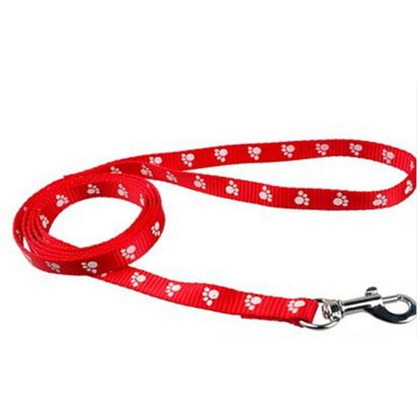 

dog collars & leashes nylon print pet leash durable fastness 1.2 meter walk on for dogs cat sacar el perro a pasear 4 color