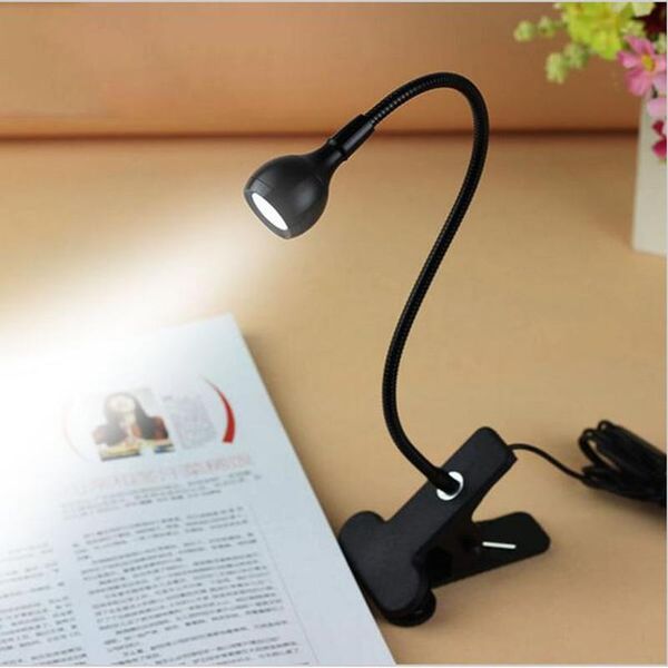 

book lights usb rechargeable led light clip-on bed table desk study reading lamp clamp beside for laplighting