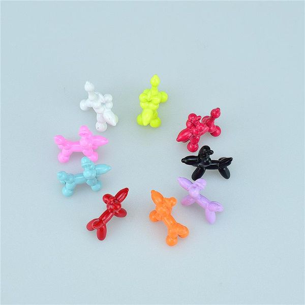 

charms 2021 fashion dog pendant accessories personalized trend paint effect necklace can be used with earrings, Bronze;silver