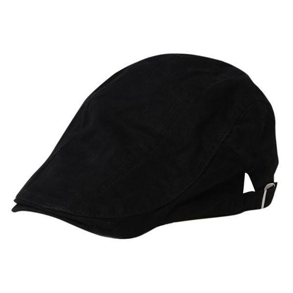 

berets korean fashion spring summer men women cap hat cotton adjustable ivy sboy flat beret y, Blue;gray