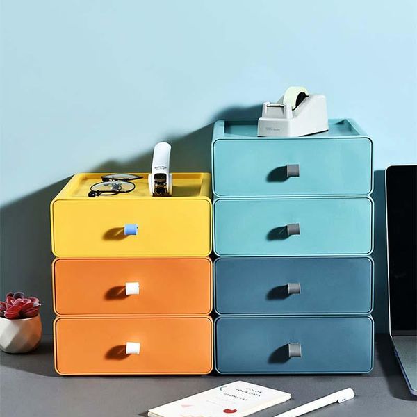 

storage drawers box deskshelf drawer type multi-layer office desk and organization