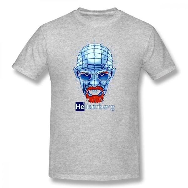 

100% cottonheisenberg breaking bad alien heisenberg funny joke men women basic short sleeve t-shirt r223 tees european size men's t-sh, White;black