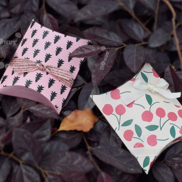 

gift wrap christmas and halloween small wrapping pillow box spot wholesale fresh folding paper color boxes