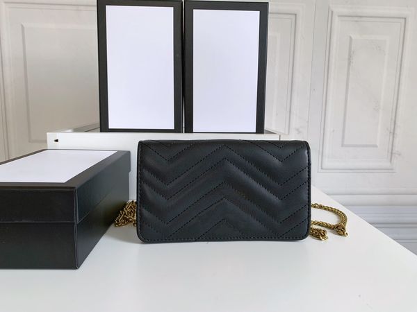 

luxurys designers bags handbag purses woman fashion clutch bolsa purse marmont quilted chevron pattern chain crossbody shoulder bag wallets