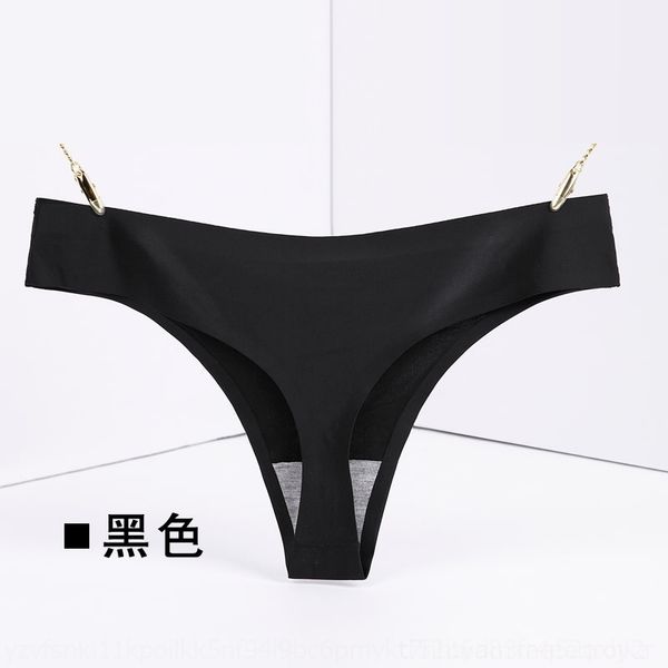 

p73 ice silk seamless low underwear waist t-pants t-underwear women's ice silk t-shirtwomen's t-shirt seamless low waist t-pants s, Red;black