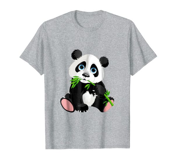 

adorable panda bear eating | my favorite animal t-shirts., White;black