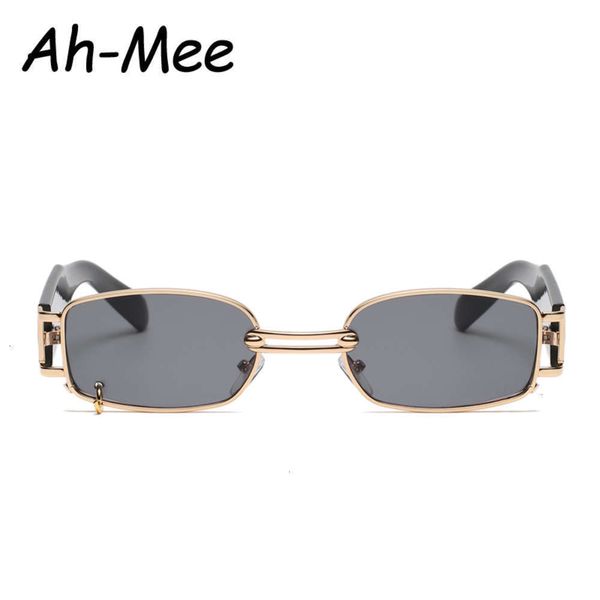 

sunglasses women hip hop steampunk sunglasses punk metal iron hoop square glasses uv400 oculos, Black