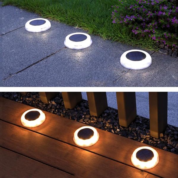 

solar powered underground light waterproof garden landscape decor pathway courtyard lamps balcony fence lights lawn