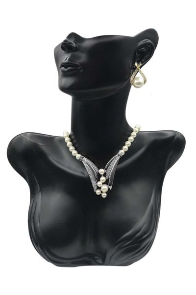 

earrings & necklace women's fashion jewelry pearl sets, Silver
