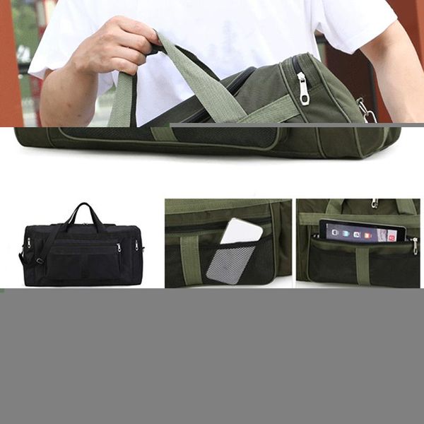 

men's outdoor waterproof sports gym bag leisure yoga fitness shoulder large capacity nylon portable travel duffel bags