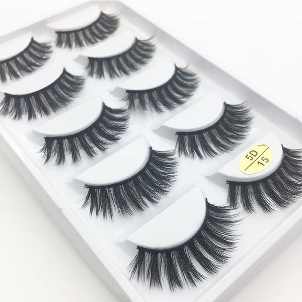 

long 3d mink lashes extra length eyelashes big dramatic volumn strip thick false1