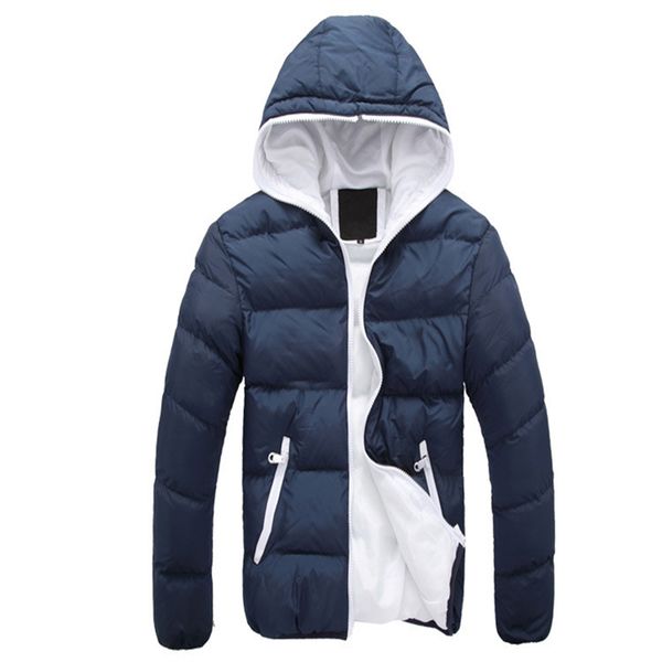 

male jackets men winter casual outwear windbreaker jaqueta masculino slim fit hooded fashion overcoats homme plus size park, Black