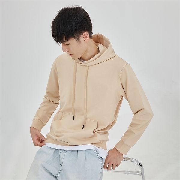 

winter spring mens fleece hoodies jackets coats fashion mens coats 210728, Black