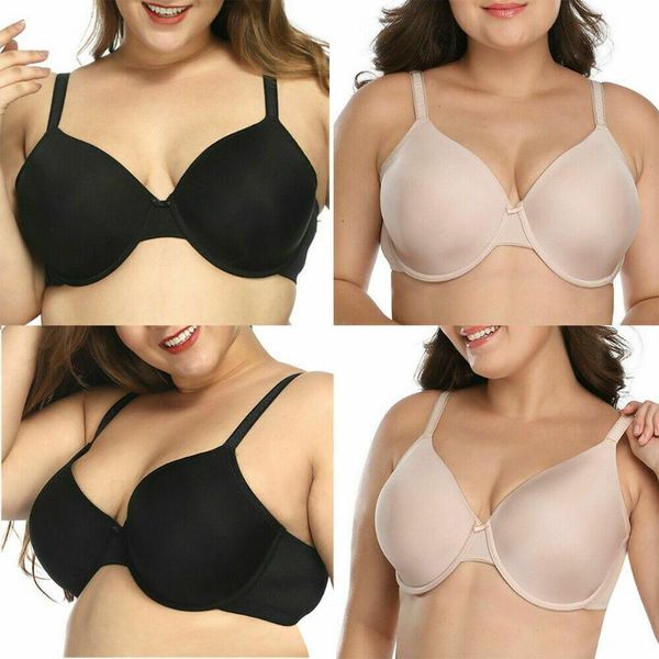 Reggiseni grandi da donna 34 36 38 40 B C D E F G H I J Coppe Reggiseno sexy non imbottito con ferretto