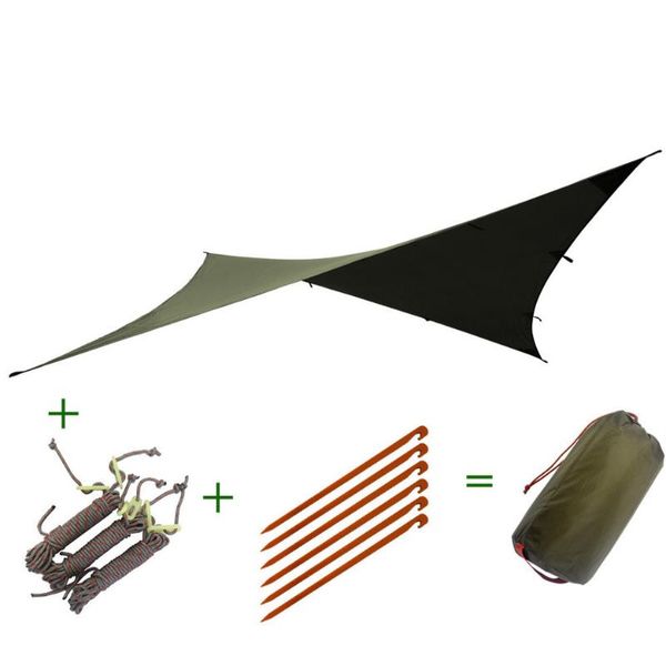 

300x300cm outdoor camping ultra light sunshade rain sunscreen multi-purpose tent multi-person tents and shelters