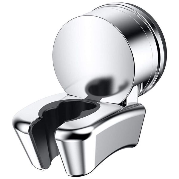 

vacuum suction cup shower head holder 2 spray angle handheld bracket wall mount with reusable adhesive stick bath accessory set