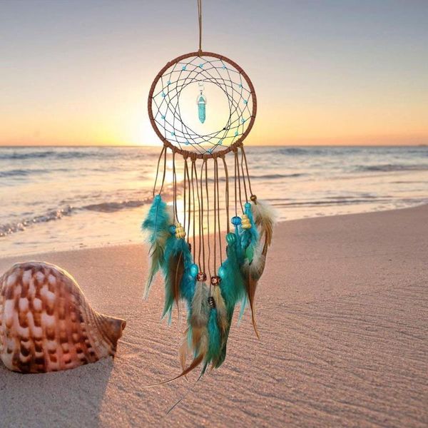 

decorative objects & figurines handmade dream catcher creative valentine's day gifts feathers decoration car wall hanging room dreamcat