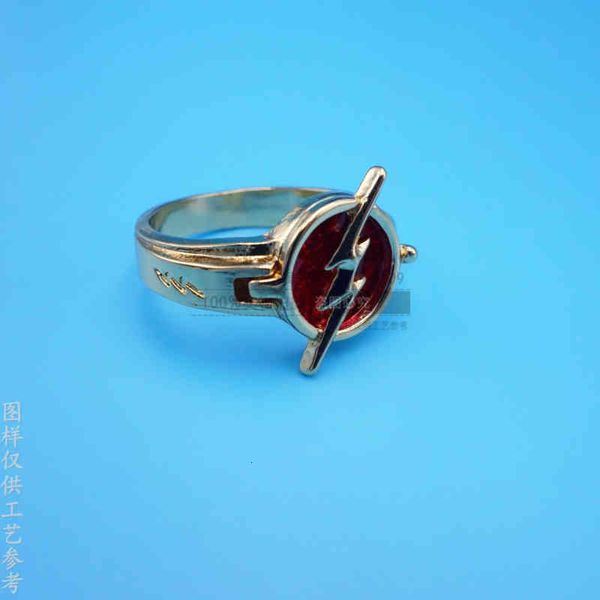 

hardware jewelry oil drop flip zinc alloy flash ring, Silver