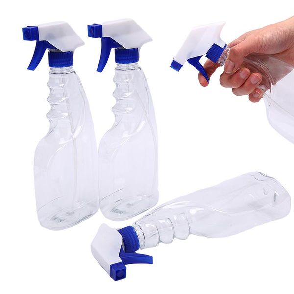 

storage bottles & jars 500ml empty spray bottle transparent plastic liquid dispenser shampoo hairdressing hair applicator moisture mist