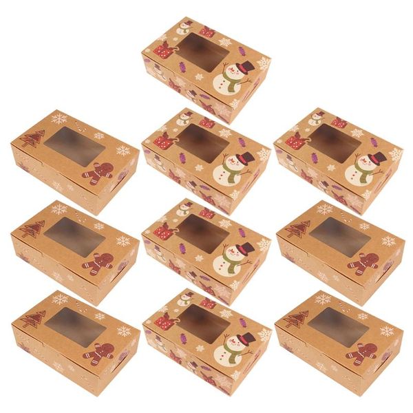 

gift wrap 10pcs christmas cake boxes lovely cupcake practical storage