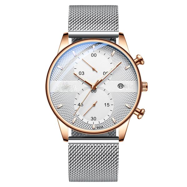 Мужские наручные часы Business Watches Водонепроницаемые простые часы подарок для парня