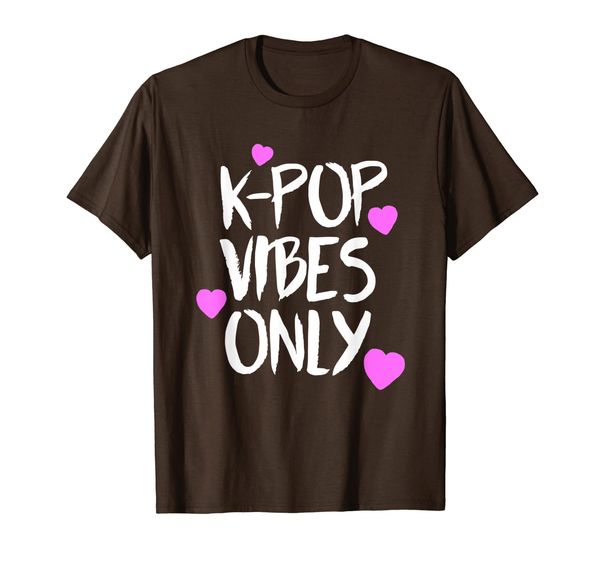 

k-pop vibes only - kawaii k-pop merchandise shirt t-shirt, White;black