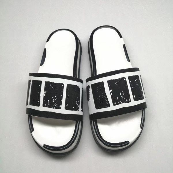 

fashion dsigner casual slippers for men and womens sandal summer beach slides women sandals with boxes xx-0087, Black