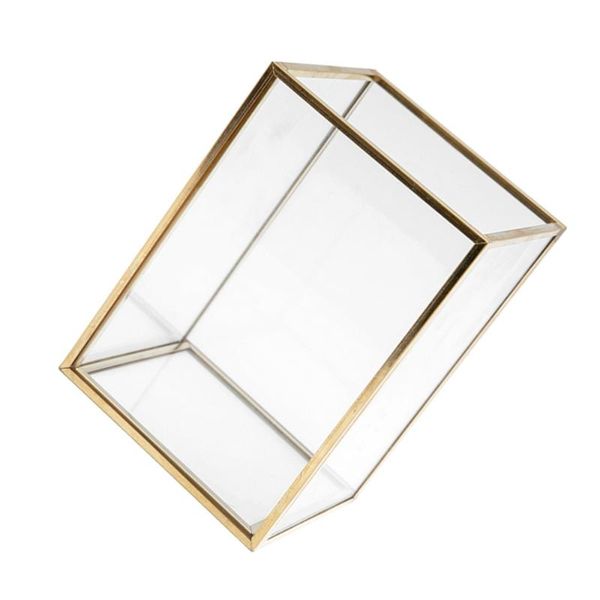 

storage bottles & jars 1pc exquisite cosmetics brush organizing bucket makeup (golden)