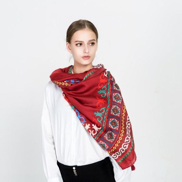 

scarves 180*95cm cotton linen voile scarf autumn winter men foulard square hijab ladies shawl wrap muffler pareo female, Blue;gray