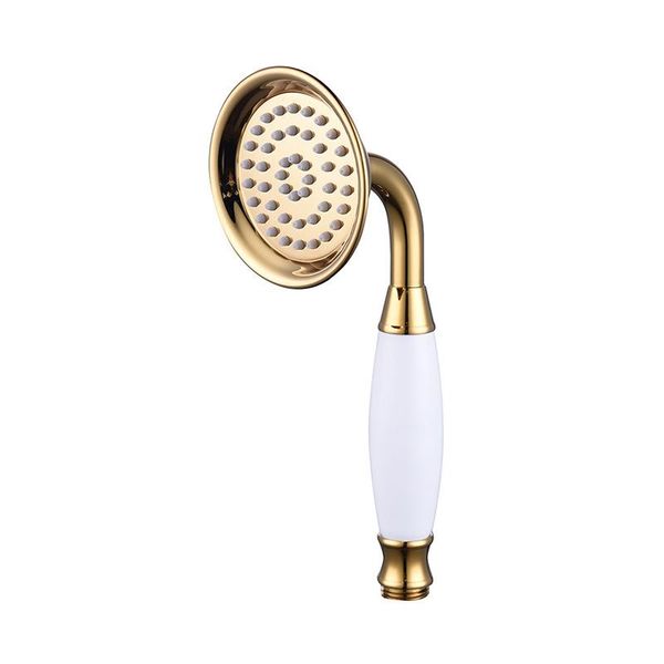 

copper ceramic golden round hand shower head small and cold ciencia bathroom sets