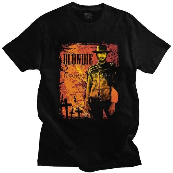 

men's t-shirts the good bad and ugly t shirt men cotton t-shirt fashion tee short sleeved blondie clint eastwood tshirt clothing, White;black