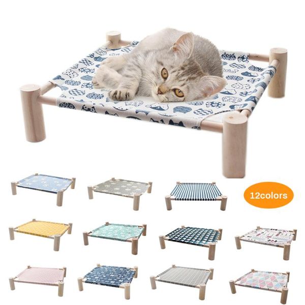 

cat beds & furniture detachable hammock bed pet house for dogs puppy lazy mat cushion lounger cats kitten cottages sleeping supplies