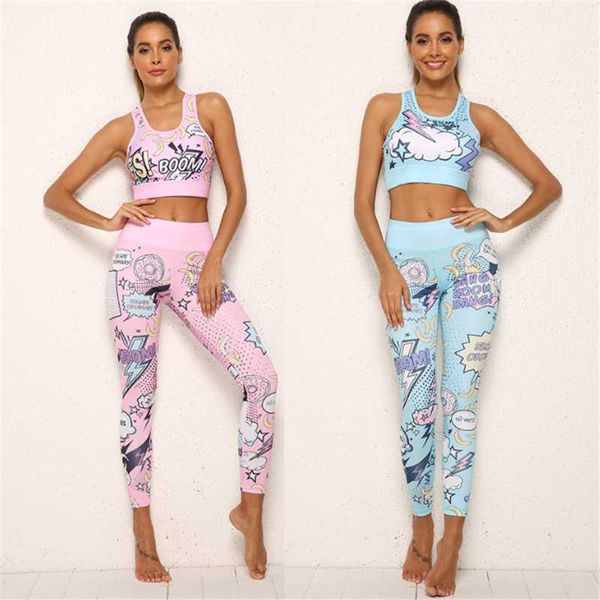 

yoga outfit 2 piece set sports bra and leggings jogging women gym clothes seamless workout tights fitness suit