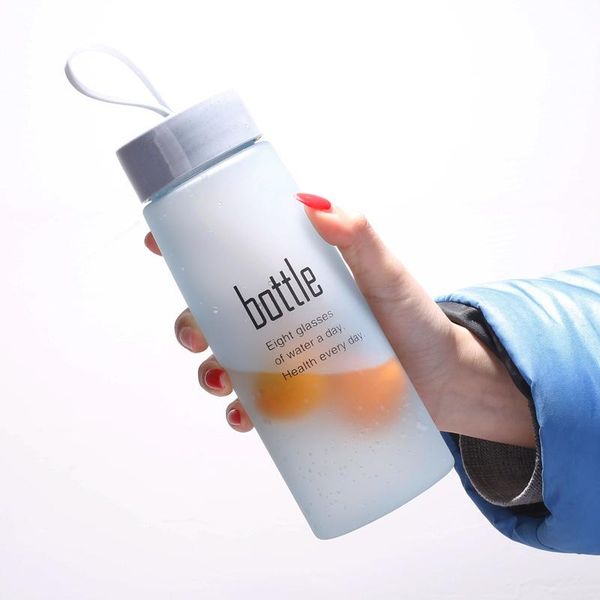 

water bottles bpa bottle leak proof tour climbing hiking portable drinkware with lid rope plastic brief sport