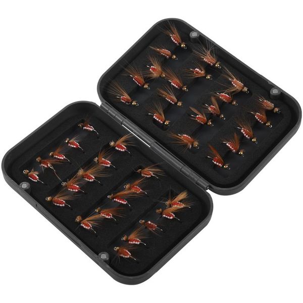 

fishing hooks 40 * dry flying realistic spring bait trout salmon set with box