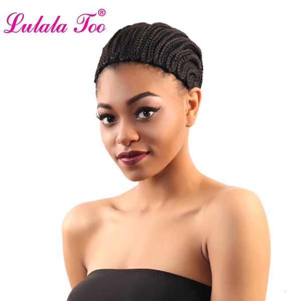 

crochet braids cornrow cap, Black
