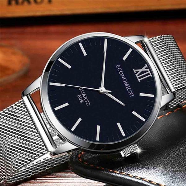 

wristwatches 2021 black quartz clock lige mens watches watch for men simple all steel business wrist reloj &50, Slivery;brown